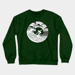 surfing Crewneck Sweatshirt